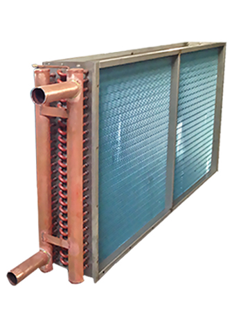 <b>Fin type air cooled condenser</b>